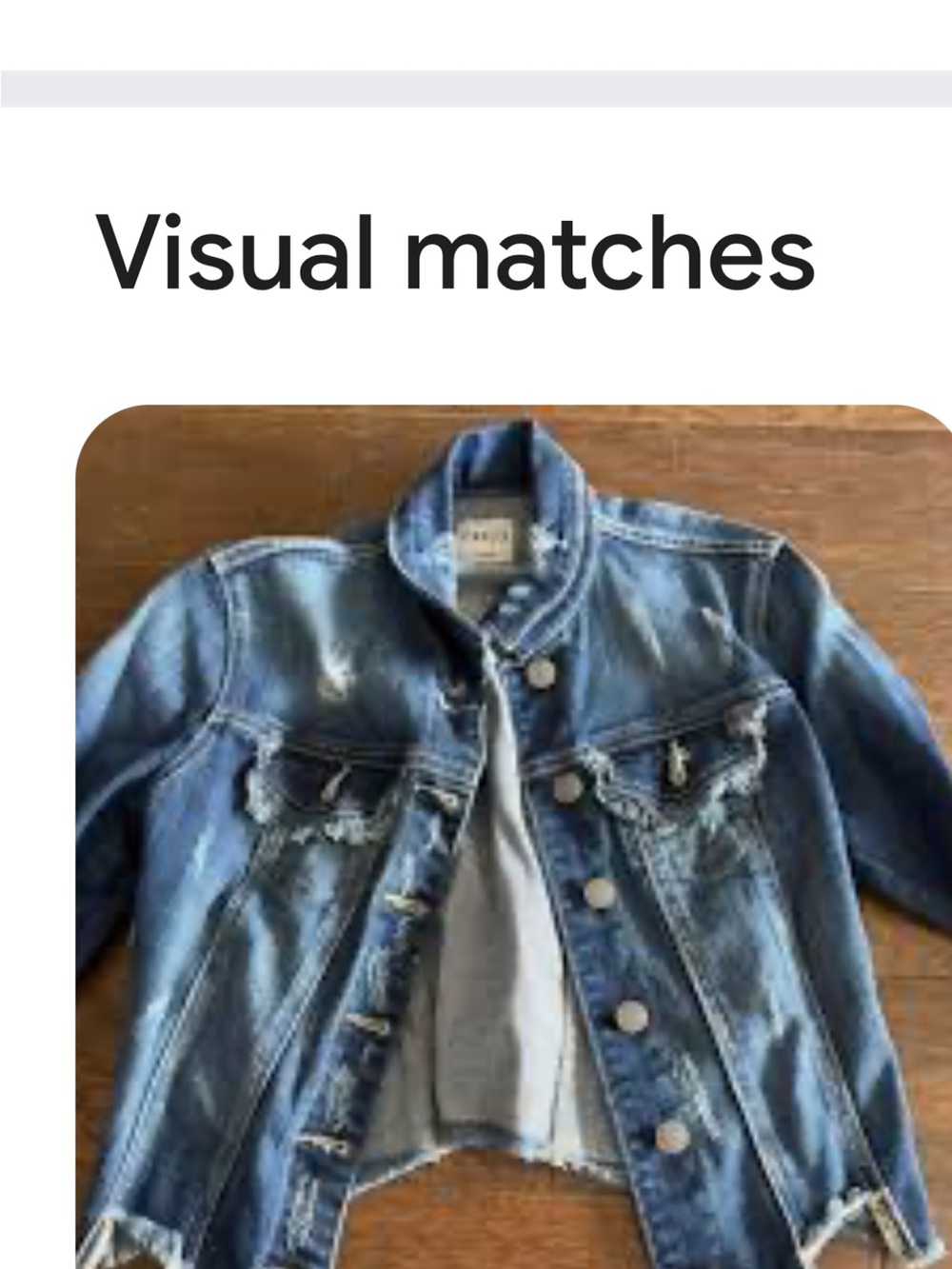 Cello Distressed Blue Denim Jacket for Women